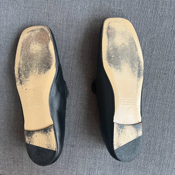 Everlane Day Loafer Black Size 7, Used - Picture 4 of 10